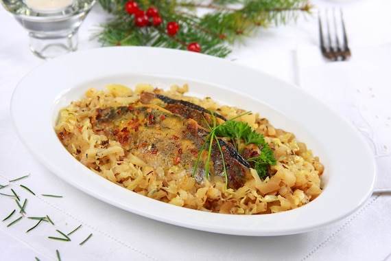 Śledzie w kapuście