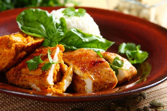 Soczysta pierś z kurczaka z dynią  