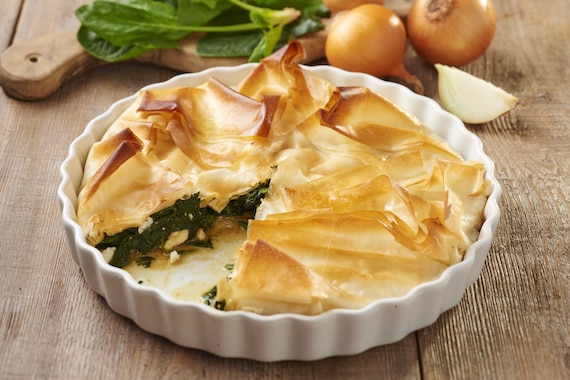 Tarta ze szpinakiem i fetą