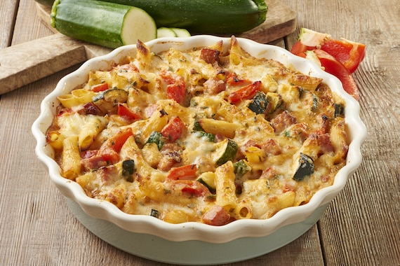 Zapiekanka z cukinii z makaronem - VIDEO