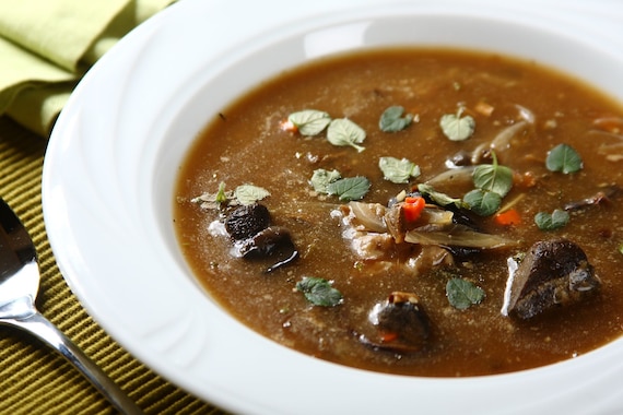 Staropolski żurek z borowikami 