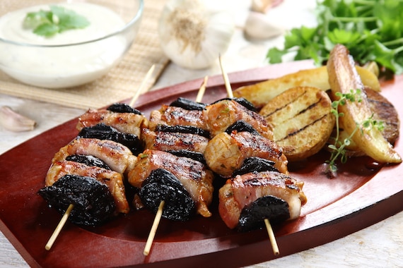 Szaszłyki z karkówki i boczku