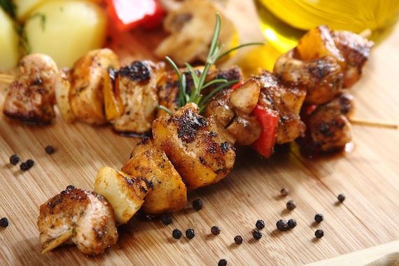 Szaszłyki z kurczaka na grilla 