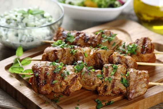 Szaszłyki z łopatki wieprzowej 