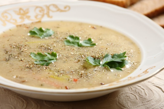 Szlachetny żurek z grzybami 