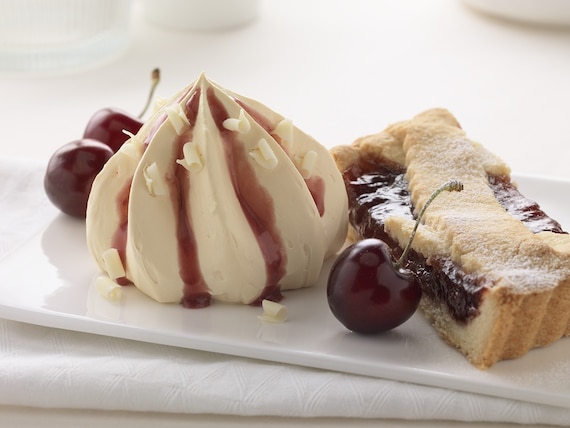 Tarta z dżemem wiśniowym