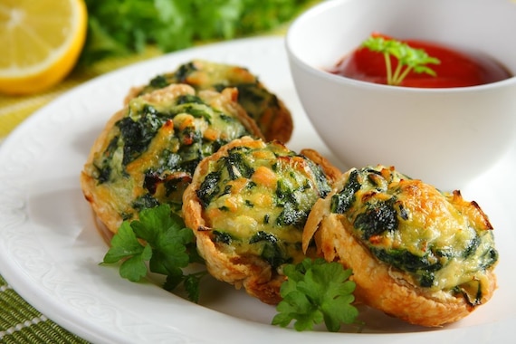 Tartaletki ze szpinakiem