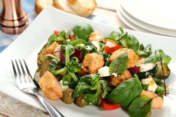 Włoska sałatka z cukinią