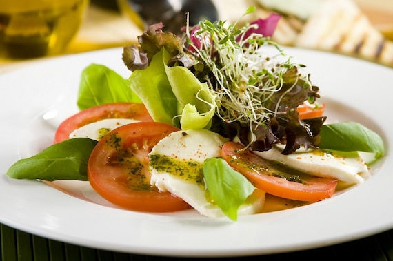 Włoska sałatka z pomidorów