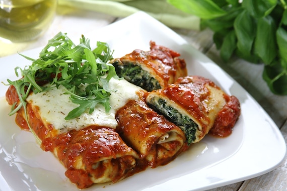 Zapiekane naleśniki po bolońsku