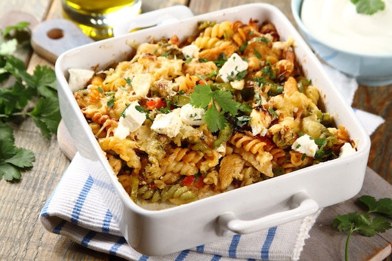 Zapiekanka gyros z makaronem