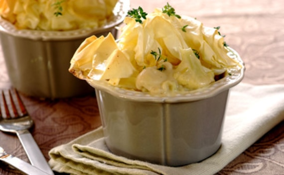 Zapiekanka z kurczakiem i kalafiorem