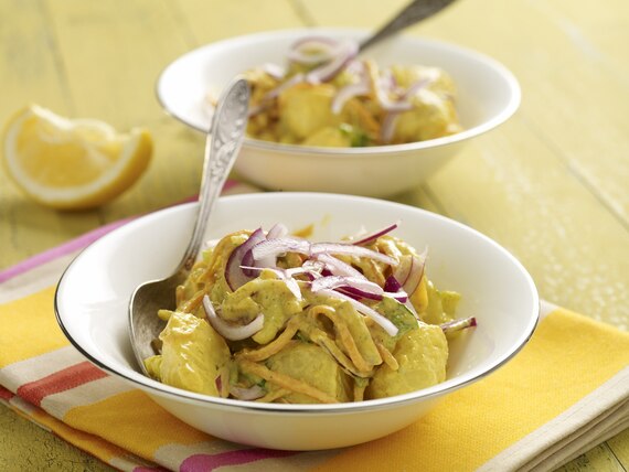 Ziemniaczana sałatka z curry
