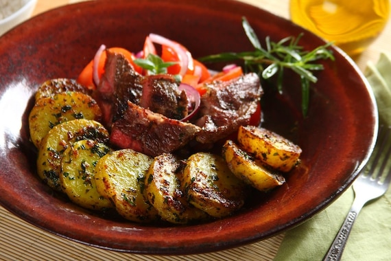 Ziemniaki w panierce curry