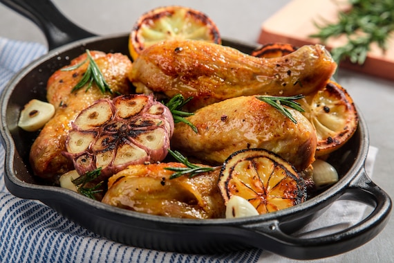 Pałki z kurczaka z cytryną i rozmarynem