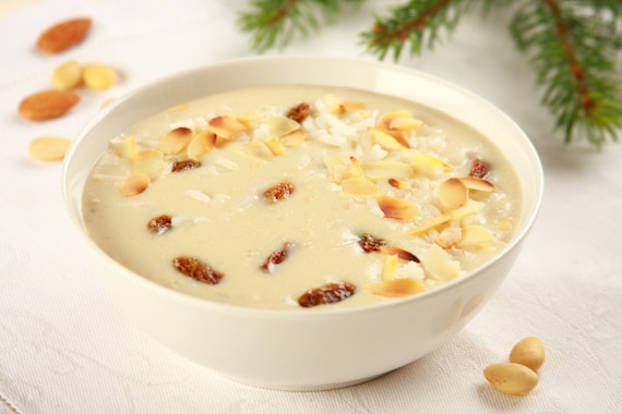 Zupa migdałowa z ryżem