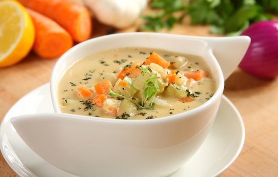 Zupa serowo - warzywna 