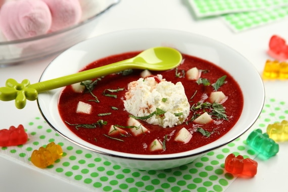 Owocowa zupa z lodami