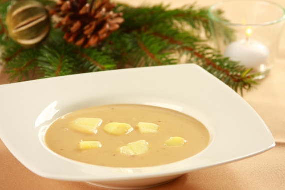 Żur wigilijny z grzybami