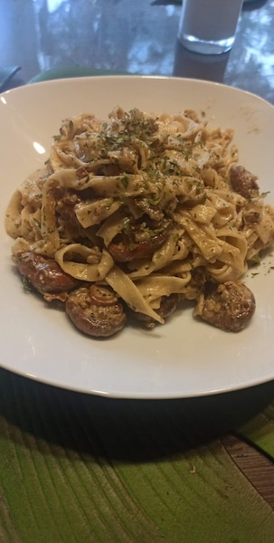 Tagliatelle z rydzami i lubczykiem - zdjęcie użytkownika - zdjęcie numer 1