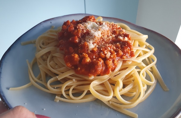 Warzywne spaghetti bolognese - zdjęcie użytkownika - zdjęcie numer 1