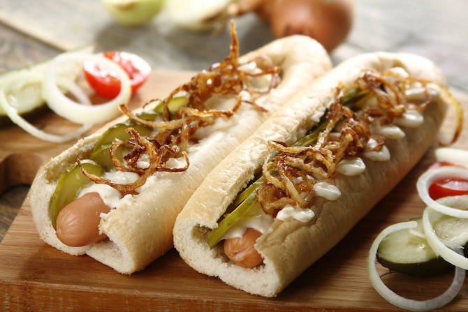Domowe hot dogi
