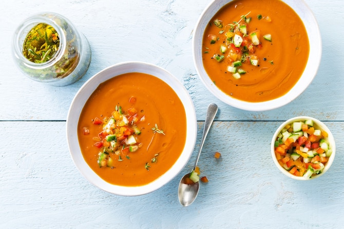 Gazpacho – hiszpańska zupa pomidorowa na zimno