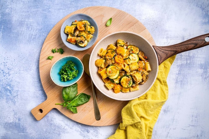 Makaron Mezze z warzywami