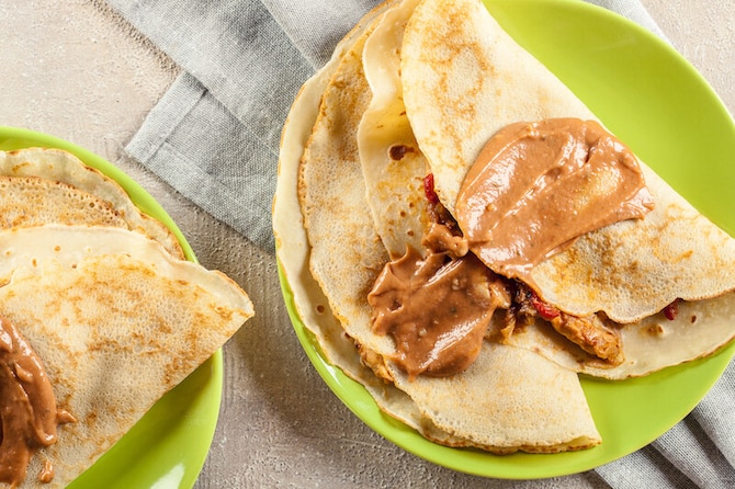 Naleśniki z kurczakiem a la gyros