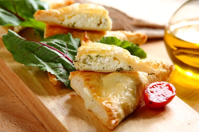 Paszteciki z serem feta