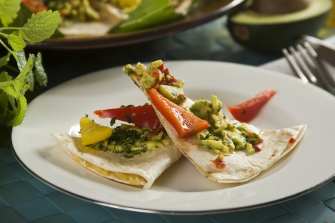 Quesadillas z guacamole