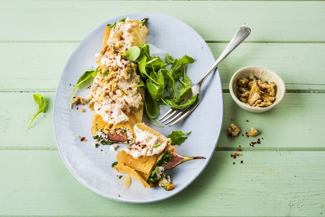 Roladka serowa z figami