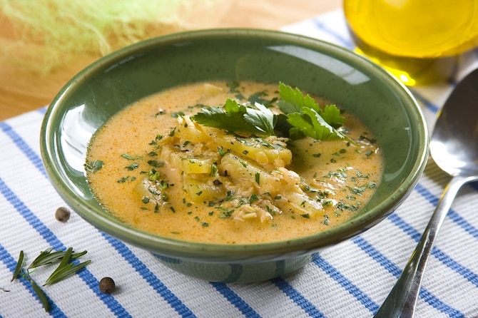 Zupa porowo-soczewicowa