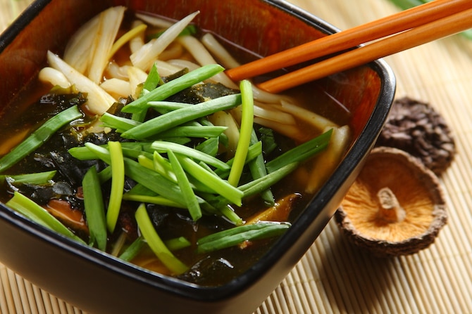 Zupa z makaronem udon