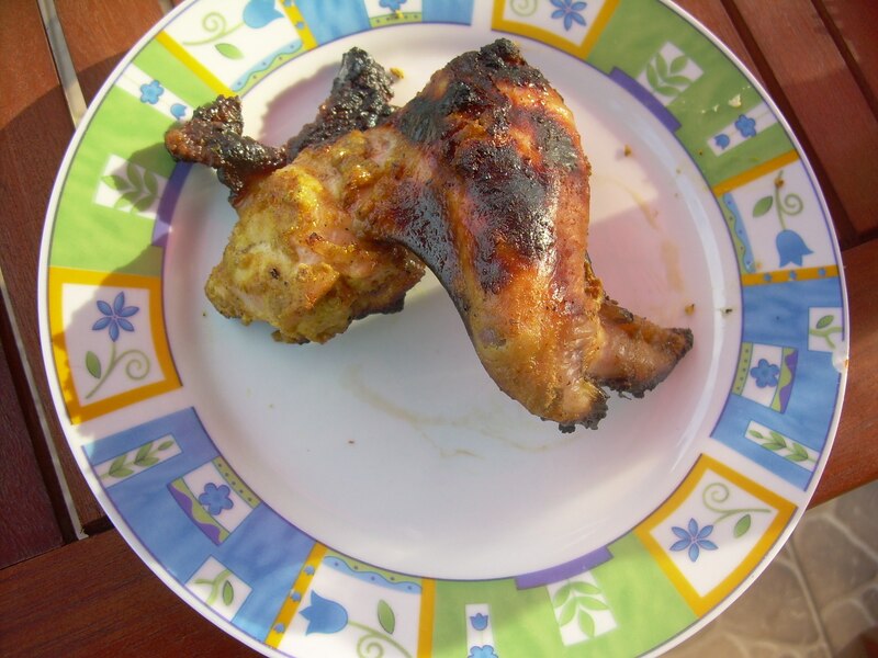 Skrzydełka z kurczaka w mango chutney z miodem