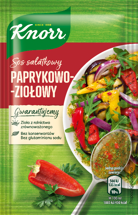 Knorr Sos Sałatkowy Paprykowo-Ziołowy
