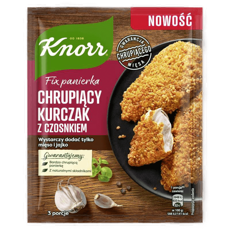 Knorr Fix Chrupiący Kurczak Z Czosnkiem